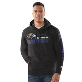 Baltimore Ravens Starter Vintage Pullover Hoodie - Black discount