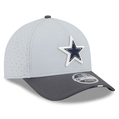 Dallas Cowboys New Era 2025 NFL Training Camp A-Frame 9FORTY Adjustable Hat - Gray/Graphite discount