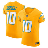 Justin Herbert Los Angeles Chargers Alternate Charger Power Vapor F.U.S.E. Elite Jersey - Gold | Nike outlet