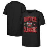 Chicago Blackhawks Youth 2025 NHL Winter Classic Game Day T-Shirt Black
