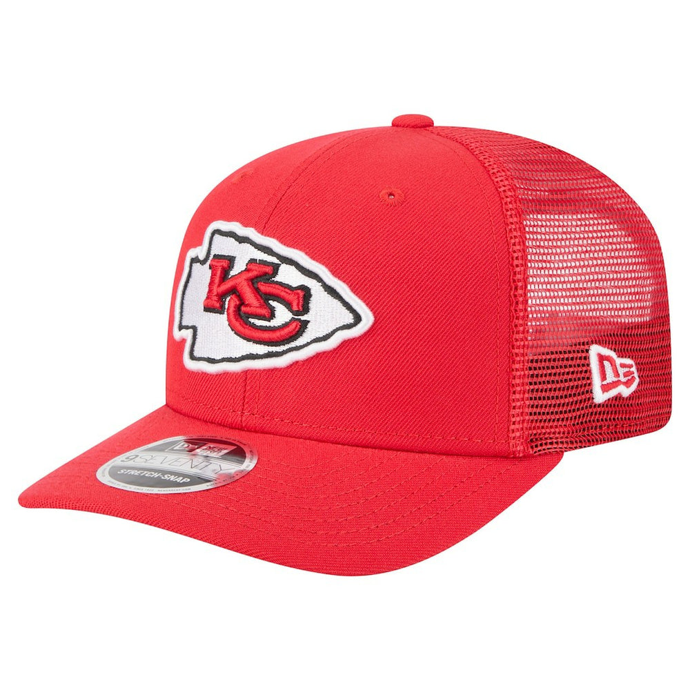 Kansas City Chiefs New Era Team Collection 9SEVENTY Stretch-Snap Adjustable Hat - Red on sale