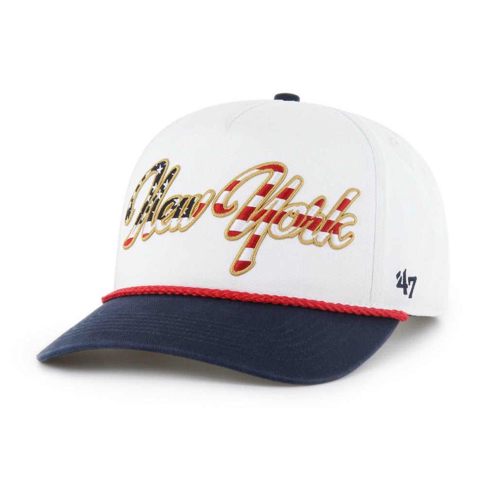 New York Jets '47 Patriotic Overhand Hitch Adjustable Hat - White online