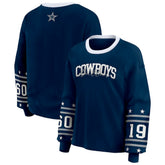 Dallas Cowboys WEAR by Erin Andrews Women's Sport Long-Sleeve T-Shirt - Navy on sale