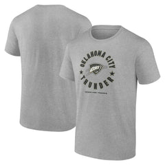 Oklahoma City Thunder Hoops for Troops T-Shirt - Heather Gray discount