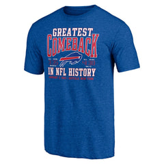 Buffalo Bills Vintage Tri-Blend T-Shirt - Royal cheap