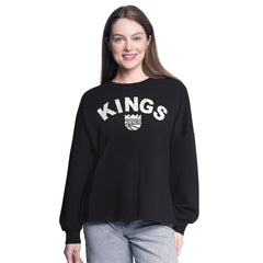 Sacramento Kings G-III 4Her by Carl Banks Women's Athletic Pullover Sweatshirt - Black shop