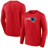 New England Patriots Primary Logo Long Sleeve T-Shirt - Red outlet