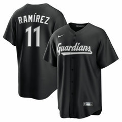 José Ramírez Cleveland Guardians Replica Player Jersey - Black | Nike