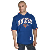 New York Knicks Tommy Jeans Paul French Terry Short Sleeve Pullover Hoodie - Blue shop