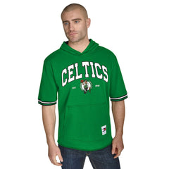 Boston Celtics Tommy Jeans Paul French Terry Short Sleeve Pullover Hoodie - Kelly Green discount