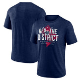 Washington Wizards Huddle Tri-Blend T-Shirt - Navy sale