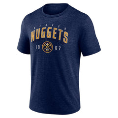 Denver Nuggets Backboard Tri-Blend T-Shirt sale - Navy online