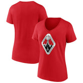 Houston Rockets Women's Team Pride V-Neck T-Shirt - Red outlet