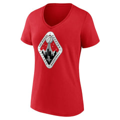 Houston Rockets Women's Team Pride V-Neck T-Shirt - Red outlet