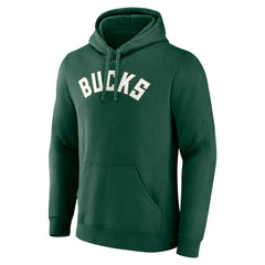 Milwaukee Bucks Wordmark Pullover Hoodie - Hunter Green shop