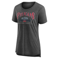 New Orleans Pelicans Women's Selection Tri-Blend T-Shirt - Gray outlet