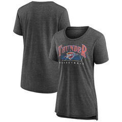 Oklahoma City Thunder Women's Selection Tri-Blend T-Shirt - Gray on sale
