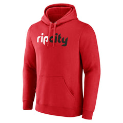 Portland Trail Blazers Alternate Logo Pullover Hoodie - Red shop