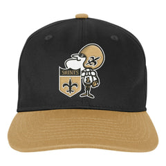 New Orleans Saints Outerstuff Youth True Retro Adjustable Hat - Black on sale