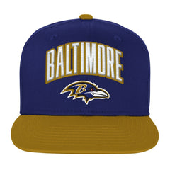 Baltimore Ravens Outerstuff Youth Essentials Snapback Hat - Purple cheap