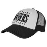 Las Vegas Raiders Youth Essentials Trucker Adjustable Hat - White/Black cheap