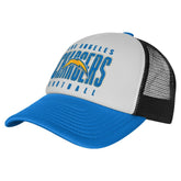 Los Angeles Chargers Youth Essentials Trucker Adjustable Hat - White/Powder Blue discount