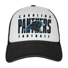 Carolina Panthers Youth Essentials Trucker Adjustable Hat - White/Black online