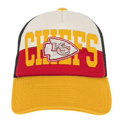 Kansas City Chiefs Youth Modern Fan Trucker Adjustable Hat - White/Gold online
