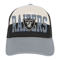 Las Vegas Raiders Youth Modern Fan Trucker Adjustable Hat - White/Silver online