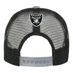 Las Vegas Raiders Youth Modern Fan Trucker Adjustable Hat - White/Silver online