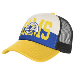 Los Angeles Rams Youth Modern Fan Trucker Adjustable Hat - White/Gold online