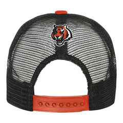 Cincinnati Bengals Youth Modern Fan Trucker Adjustable Hat - White/Orange online
