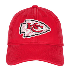 Kansas City Chiefs Outerstuff Girls Youth Gridiron Adjustable Hat - Red for sale