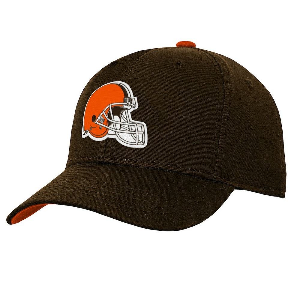 Cleveland Browns Outerstuff Youth Team Pre-Curved Adjustable Hat - Brown discount