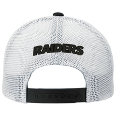 Las Vegas Raiders Outerstuff Youth Core Lockup Trucker Adjustable Hat - Black for sale