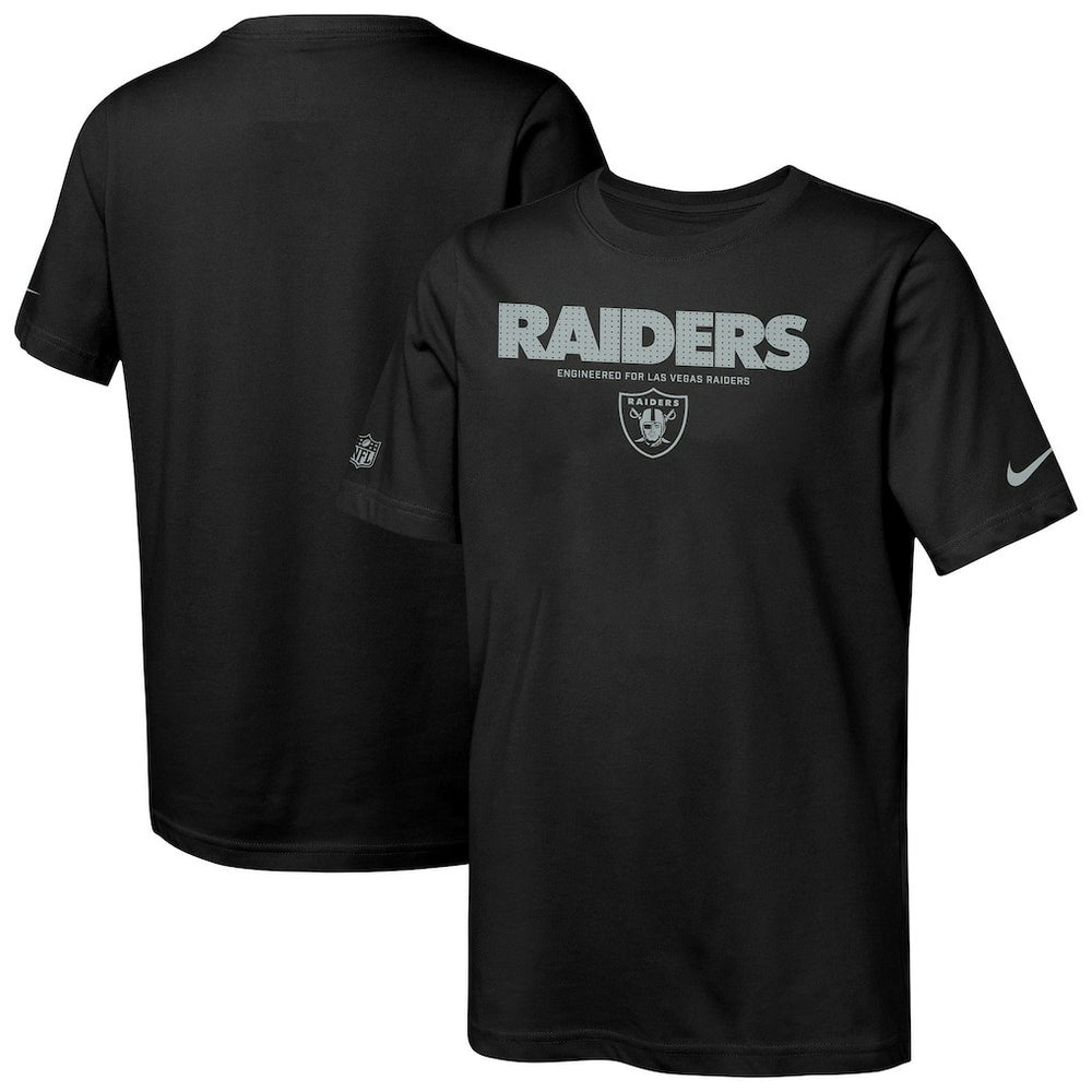 Las Vegas Raiders Youth Sideline Team Issue T-Shirt - Black | Nike sale
