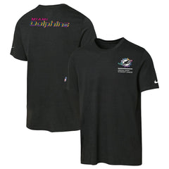 Miami Dolphins Youth 2025 NFL Crucial Catch Tri-Blend Dri-FIT T-Shirt - Black | Nike on sale