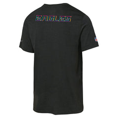 Philadelphia Eagles Youth 2025 NFL Crucial Catch Tri-Blend Dri-FIT T-Shirt - Black | Nike for sale