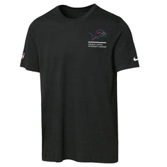 Detroit Lions Youth 2025 NFL Crucial Catch Tri-Blend Dri-FIT T-Shirt - Black | Nike outlet