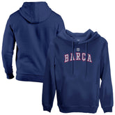 Barcelona 1863FC Athletic Wordmark Fleece Pullover Hoodie - Navy for sale