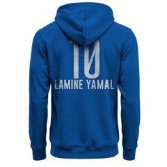 Lamine Yamal Barcelona 1863FC Player Fleece Pullover Hoodie - Blue outlet