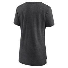 Carolina Panthers Women's Vintage Arch Tri-Blend T-Shirt - Charcoal outlet