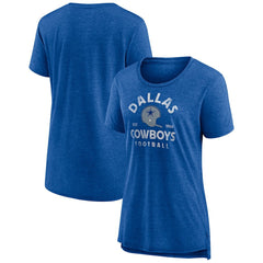 Dallas Cowboys Women's Vintage Arch Tri-Blend T-Shirt - Royal online