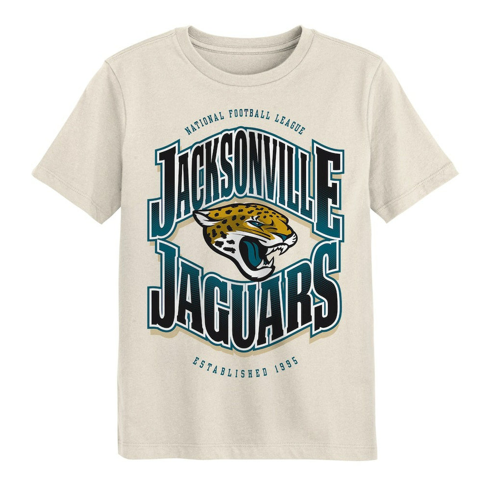 Jacksonville Jaguars Outerstuff Youth Huddle T-Shirt - Cream cheap