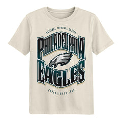 Philadelphia Eagles Outerstuff Youth Huddle T-Shirt - Cream cheap