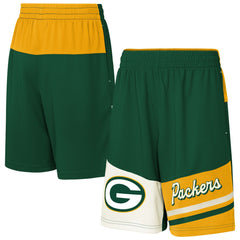 Green Bay Packers Youth Fandemonium Mesh Shorts - Green on sale
