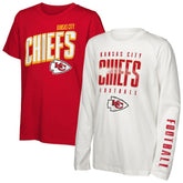 Kansas City Chiefs Outerstuff Preschool The Mix Combo T-Shirt Set on sale