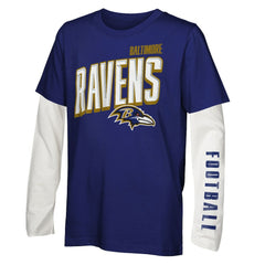 Baltimore Ravens Outerstuff Preschool The Mix Combo T-Shirt Set outlet