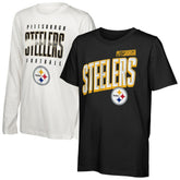Pittsburgh Steelers Outerstuff Preschool The Mix Combo T-Shirt Set sale