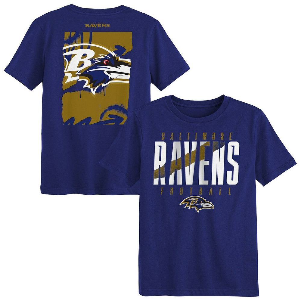 Baltimore Ravens Outerstuff Preschool Posterize T-Shirt - Purple online